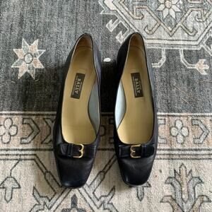 Bally Pertisa Leather Flats Size 7.5